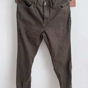 Men’s Banana Republic Linen Blend Jeans Olive Green/Brown